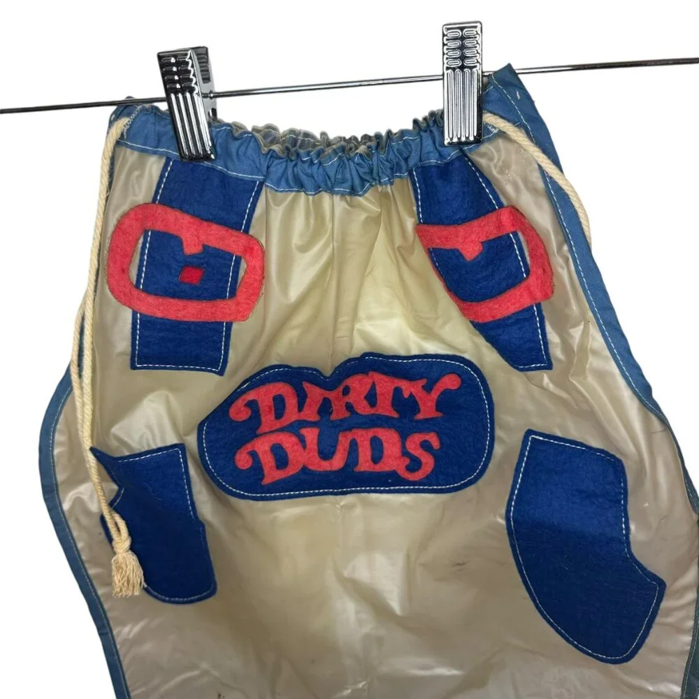 DIRTY DUDS - Original 1973 Vintage Travel Laundry Bag (18
